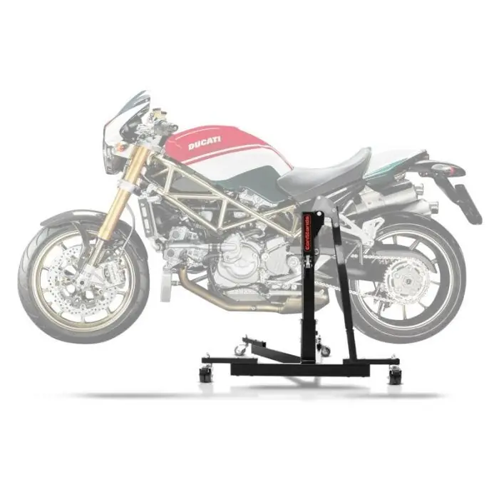 Rechtstreeks Van De Fabrikant Center Paddock Stand compatibel met Ducati Monster S2R 800 05-07 Lift ConStands Power-Evo
