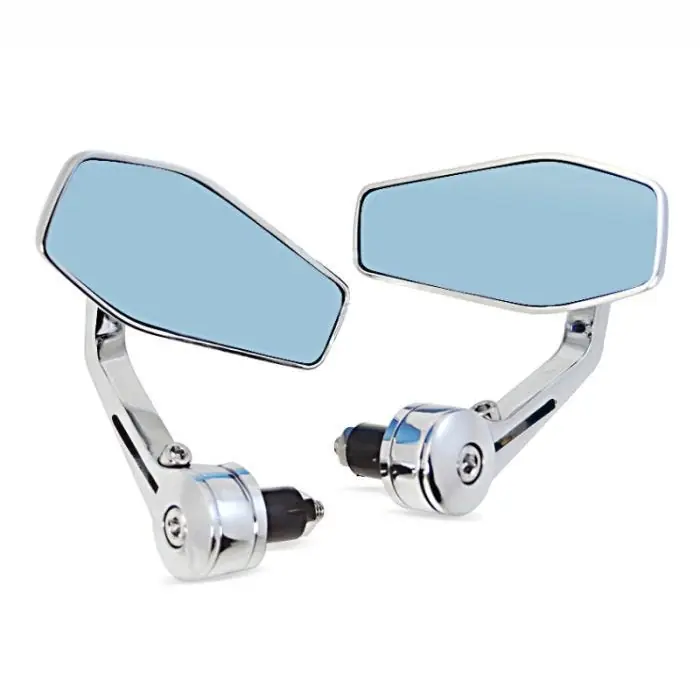 Buitenspiegels LS3 compatibel met Yamaha XV 1100 / 125 Virago XV 950 / R / Racer chroom Craftride Gratis Retour