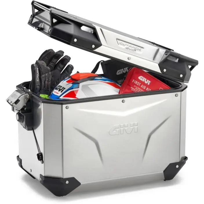 Populair GIVI Outback Evo Zijkoffer Rechts Aluminium 48 Liter