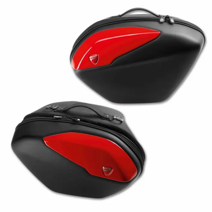 Seizoensaanbieding Ducati Kunststof Zijkoffers