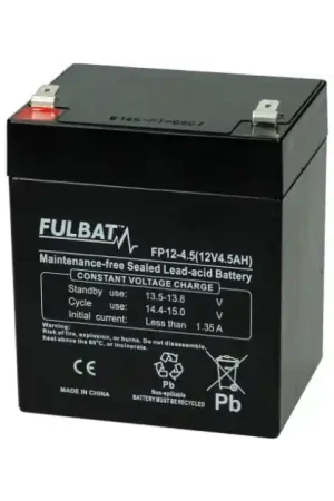 Betrouwbaar Fulbat - AccuFP 12-4.5 Gel VRLA 12V 4,5Ah