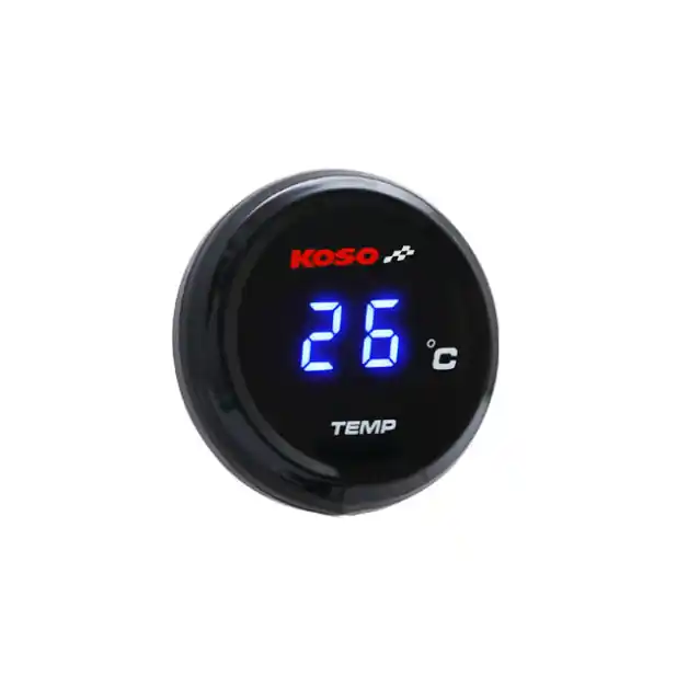 Koso - Temperatuurmeteri-Gear 0-120 graden blauw Bulkbestelling