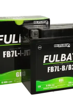 Fulbat - AccuYB7L-B/B2 Gel 12V 8Ah onderhoudsvrij Actieprijs