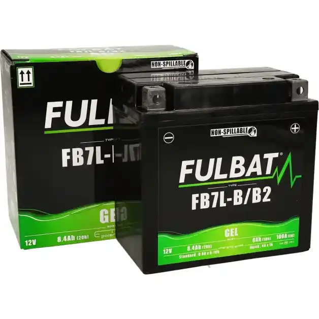 Fulbat - AccuYB7L-B/B2 Gel 12V 8Ah onderhoudsvrij Actieprijs