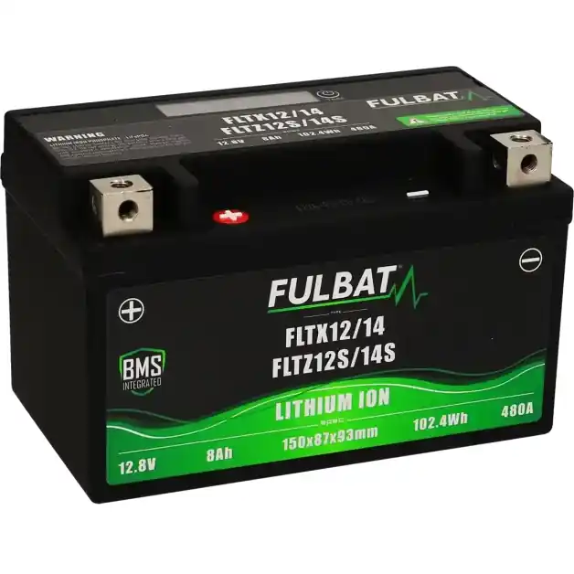 Alleen Vandaag Fulbat - AccuFLTX12/14 FLTZ12S/14S Lithium-ion 12V 8Ah