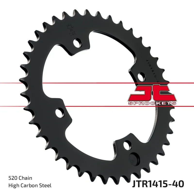 Beperkt Aanbod JT SPROCKETS - REAR STEEL 40T, 520 - Sprockets - Geschikt voor Kawasaki Kfx 450 r