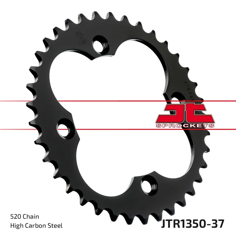 Exclusieve Aanbieding JT SPROCKETS - REAR STEEL 37T, 520 - Sprockets - Hoogwaardige Staalconstructie