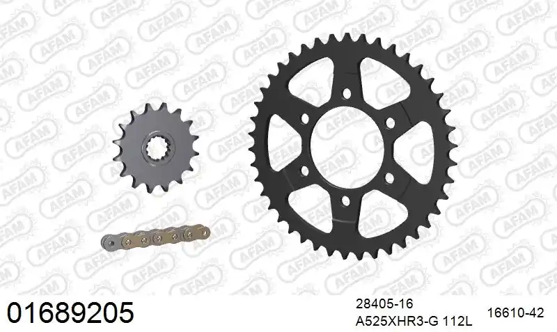 Gecertificeerd AFAM - 525XHR3 112 MRS - Chain Kits - GOLD & SPROCKETS