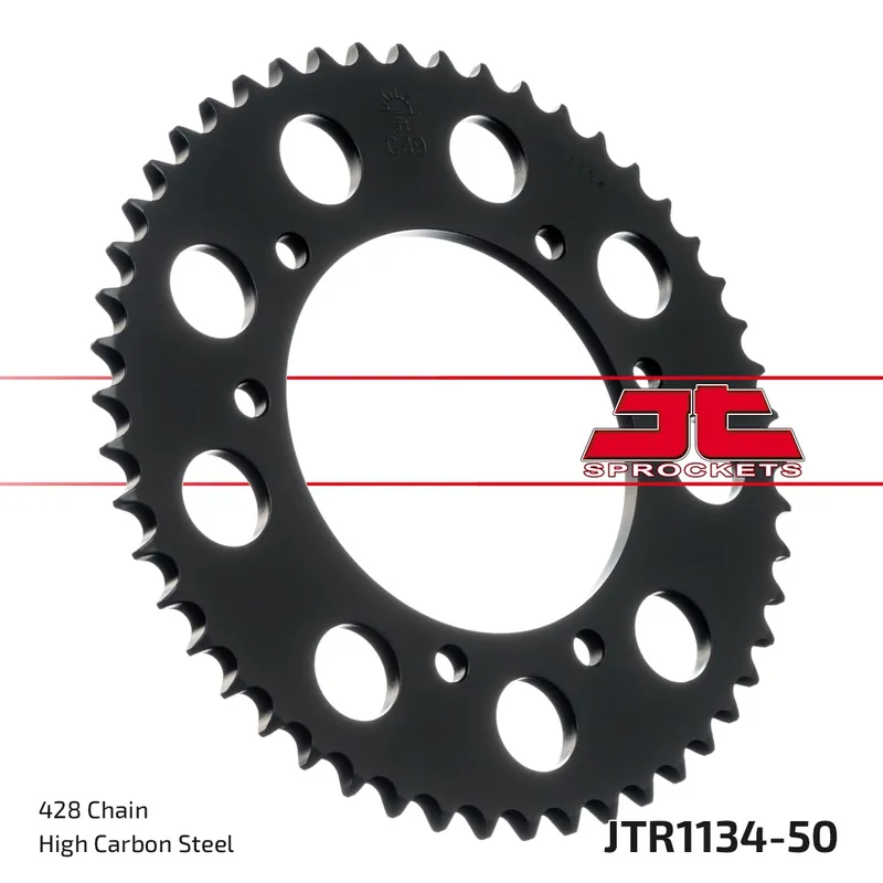 JT SPROCKETS - REAR STEEL 50T, 428 - Sprockets - Duurzaam en Betrouwbaar Gereduceerde Prijs