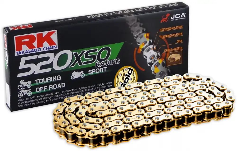 In De Mode RK - GB520XSO - Chain Kits - 96 CLF RIVET & SPROCKETS