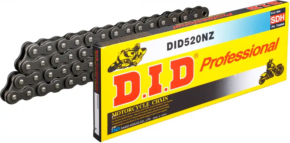 DID - 520NZ, 120 FJ CLIP & SPROCKETS - Chain Kits - Compatibel met Yamaha Yz 125 Nu Kopen