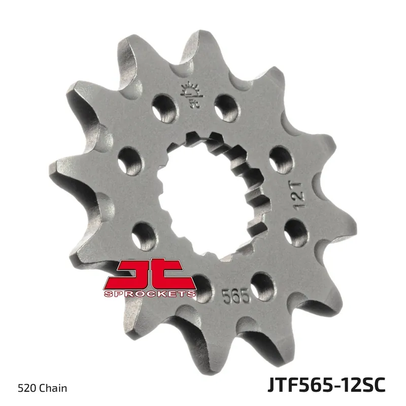 Gereduceerde Prijs JT SPROCKETS - FRONT STEEL SC 12T, 520 - Sprockets - SELF CLEANING