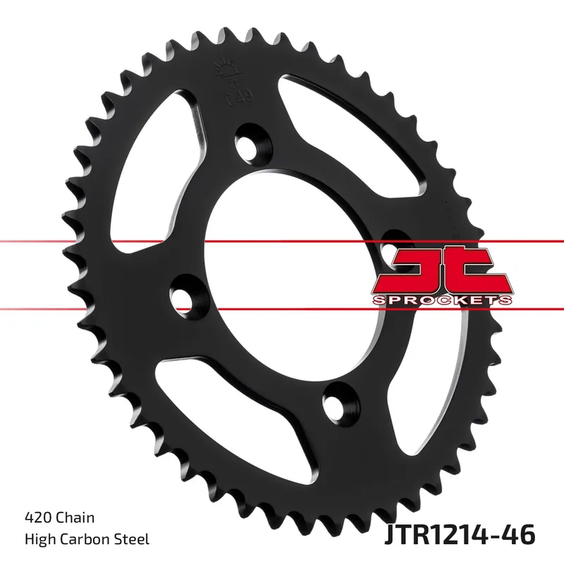 Laatste Kans JT Sprockets - REAR STEEL 46T, 420 - Sprockets - Geschikt voor Honda