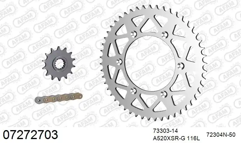 AFAM - 520XMR3 116 MRS - Chain Kits - ALU Exclusief