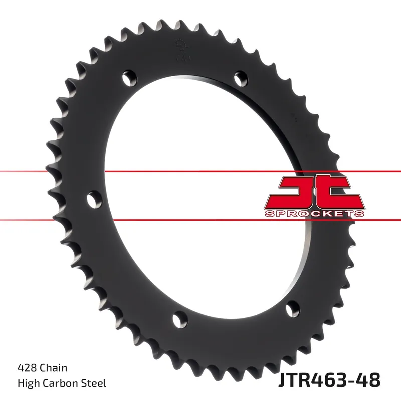Beperkte Voorraad JT SPROCKETS - REAR STEEL 48T, 428 - Sprockets - Geschikt voor Kawasaki Kmx 125