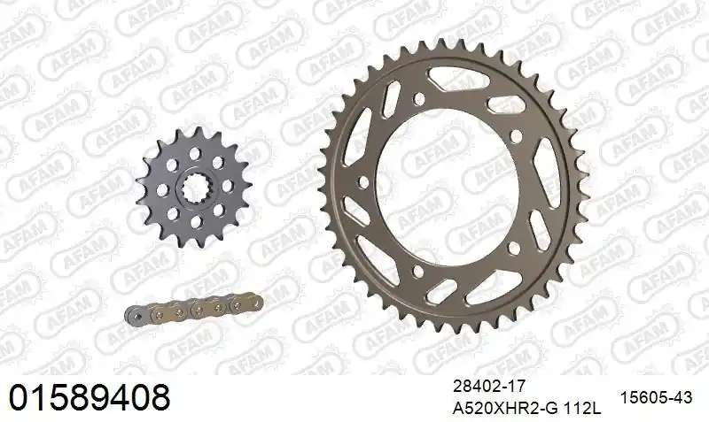 AFAM - 520XHR2 112 MRS - Chain Kits - ALU Direct Beschikbaar