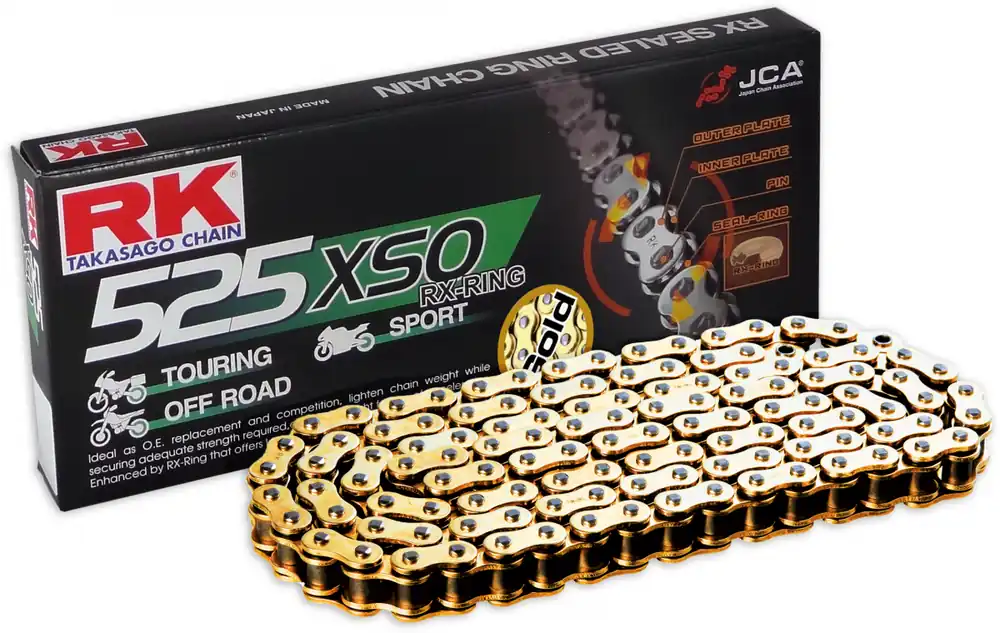 Alleen Vandaag RK - GB525XRE - Chain Kits - 108 CLF RIVET & SPROCKETS