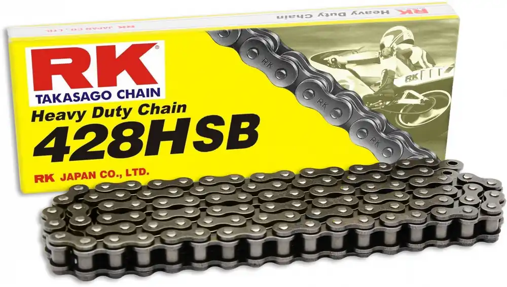 Handgemaakt RK - 428HSB - Chain Kits - 132 CL Clip & Sprockets