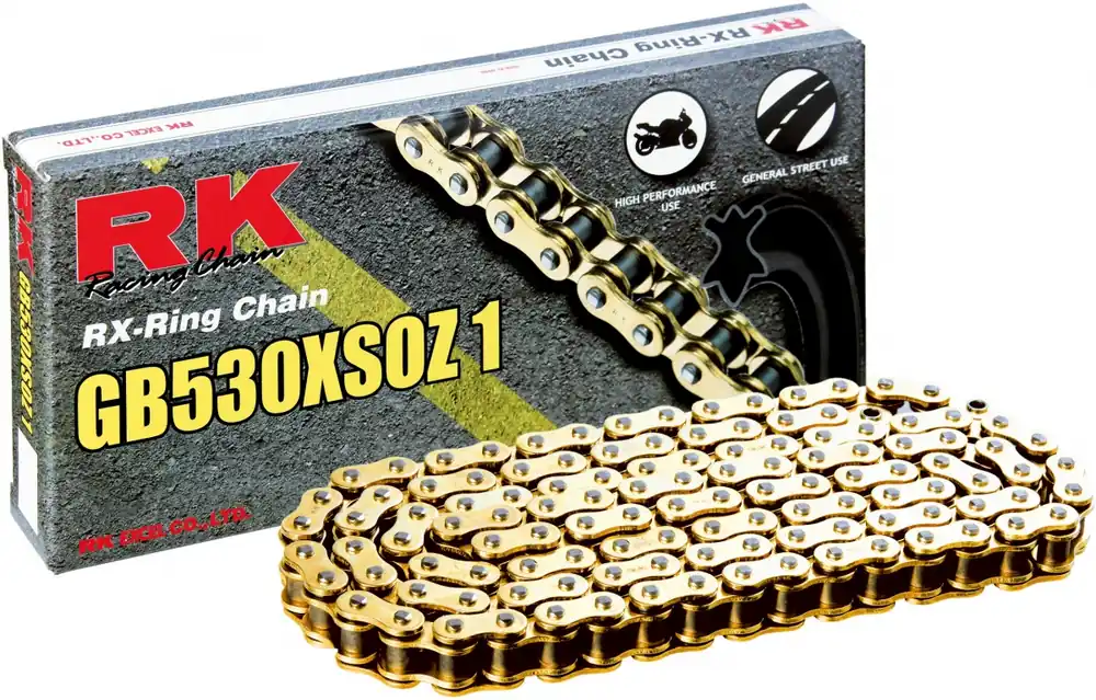 RK - GB530XSOZ1 - Chain Kits - 104 CLF RIVET & SPROCKETS Koop Vandaag