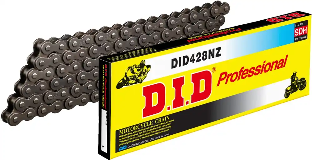 Ambachtelijk DID - 428NZ, 124 FJ CLIP & SPROCKETS - Chain Kits - Kwaliteit en duurzaamheid