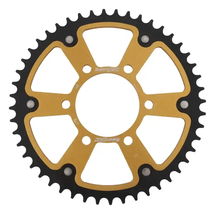 Nieuw Model SUPERSPROX - REAR STEALTH 48T, GOLD, 520 - Sprockets - Hoogwaardige kwaliteit