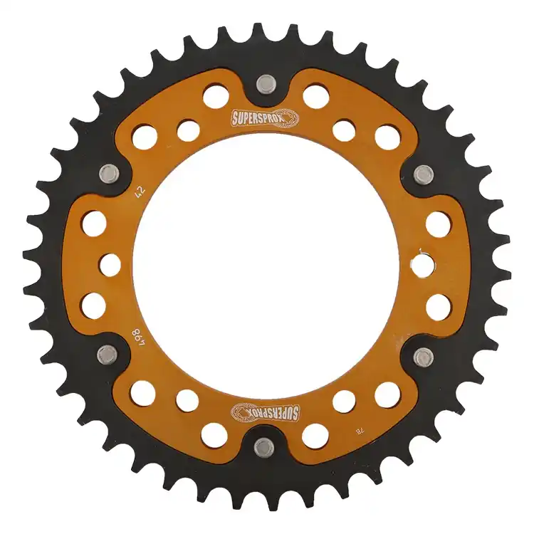 Goedkoop SUPERSPROX - REAR STEALTH 42T, GOLD, 525 - Sprockets - 42T