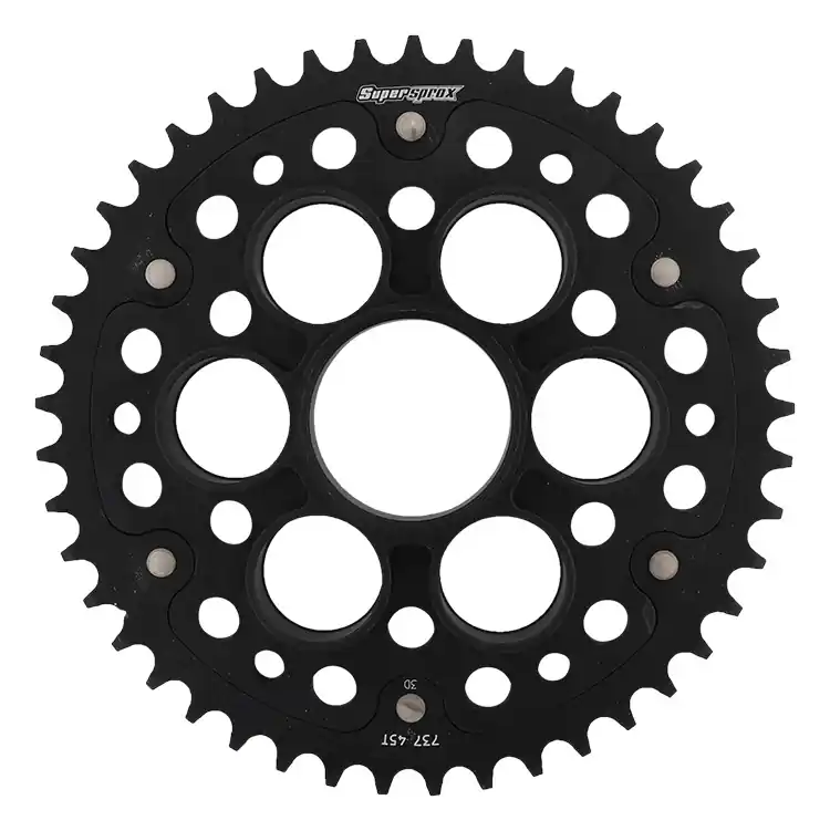 SUPERSPROX - REAR STEALTH 45T - Sprockets - Black 520 Seizoensaanbieding