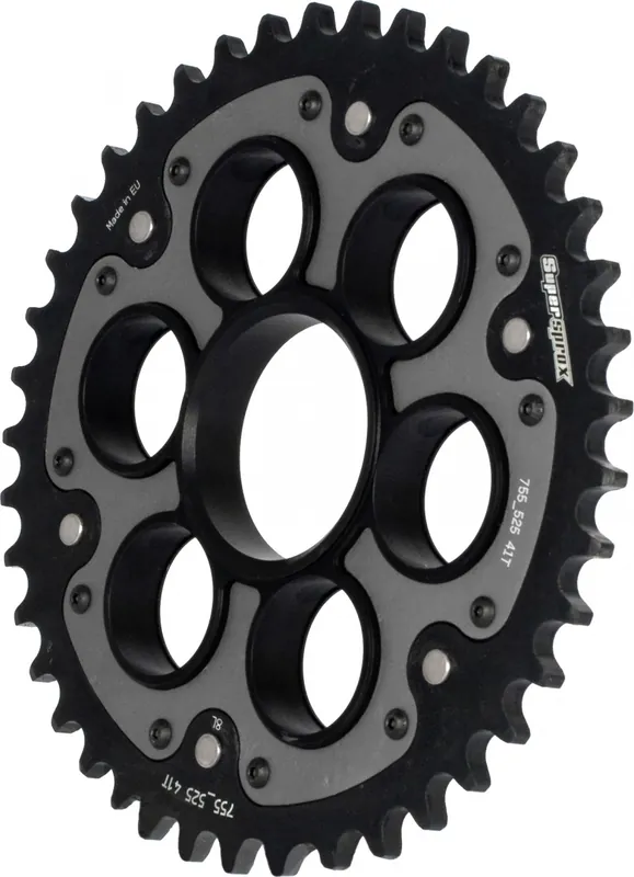 SUPERSPROX - REAR DUCATI EDGE 44T, SILVER, 525 - Sprockets - Kwaliteit en duurzaamheid Aanbieding