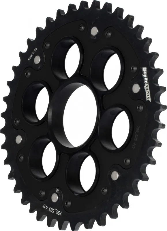 SUPERSPROX - REAR DUCATI EDGE 42T, BLACK, 525 - Sprockets - Zwart en 525 ketting Korting