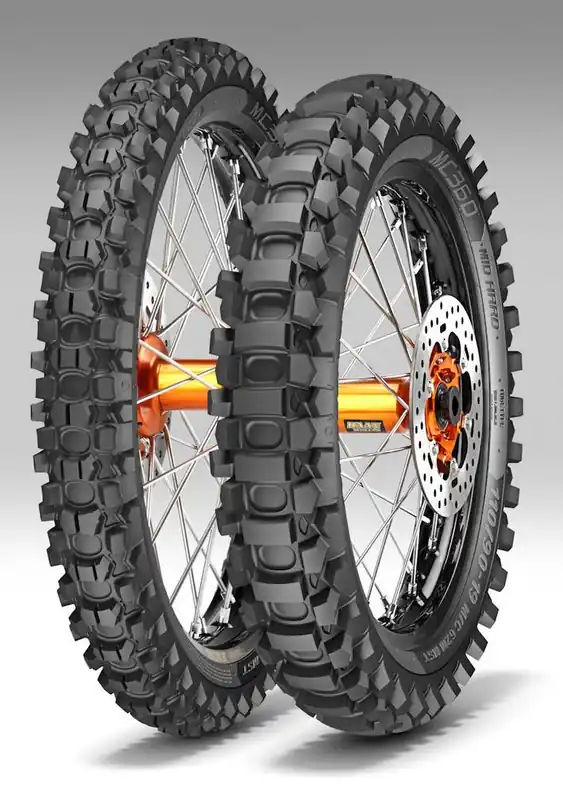 METZELER - MC360 R - Tyres - 120/80 -19 REAR TT 63M MID HARD Exclusief