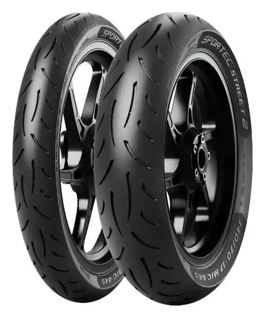 Lage Kosten METZELER - SPORTEC STREET 2 - Tyres - TL 48S
