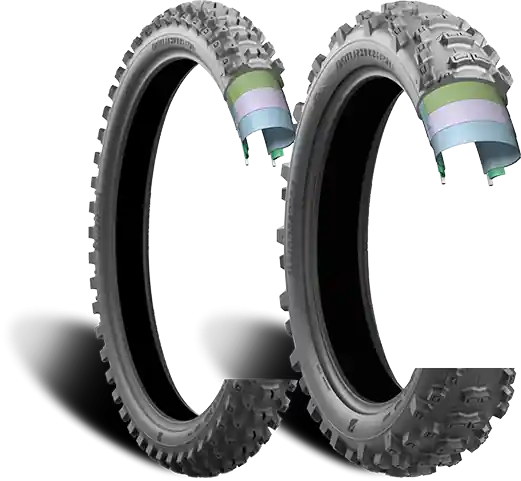 Budget BRIDGESTONE - 120/90 -18 E50 - Tyres - REAR TT 65P FIM ENDURO