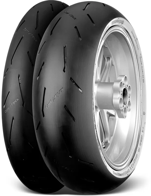 Lage Kosten CONTINENTAL - RACEATTACK 2 - Tyres - 120/70 ZR17 FRONT TL 58W MEDIUM