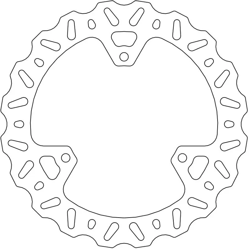 Merkproduct MOTO MASTER - 110665 - Brake Discs - Nitro Scooter Fixed Disc 245