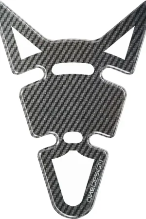 Ambachtelijk PRINT - GOLD SERIE - Tank Pad - Carbon Look