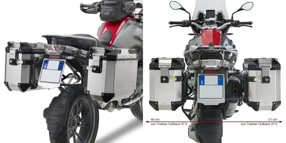GIVI - PL5108CAM-CAM-SIDE RACK - Brackets - BMW R1200GS 2013 Groothandel