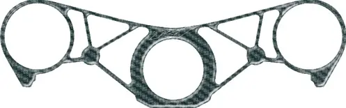 PRINT - YOKE COVER, YAMAHA R1 2009-2011 - Protection - CARBON LOOK Dagaanbieding