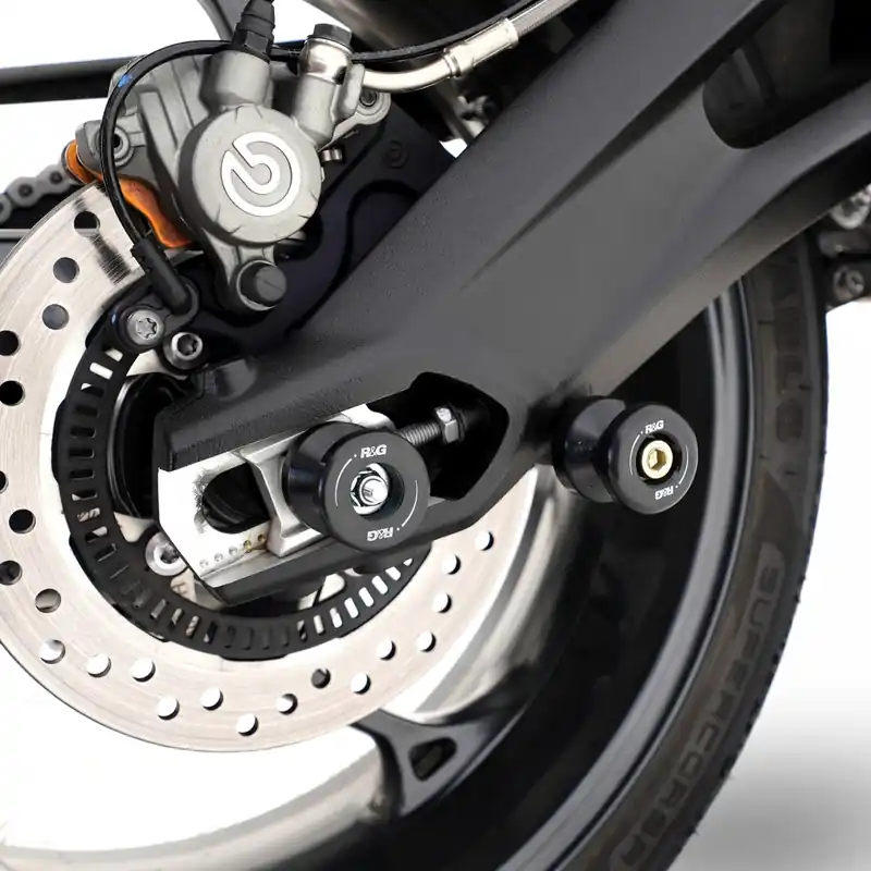 R&G - COTTON REELS, BLACK - Protectors - Geschikt voor BMW en Triumph Korting