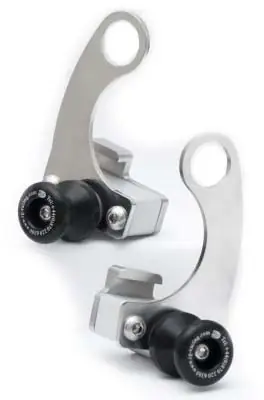 Topkwaliteit R&G - COTTON REELS OFFSET BLACK - Protectors - Geschikt voor Harley Sportster