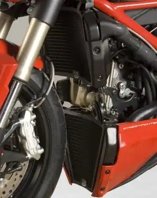 Voordeelprijs R&G - RADIATOR GUARD, BLACK, PAIR - Protectors - Geschikt voor Ducati Streetfighter 848