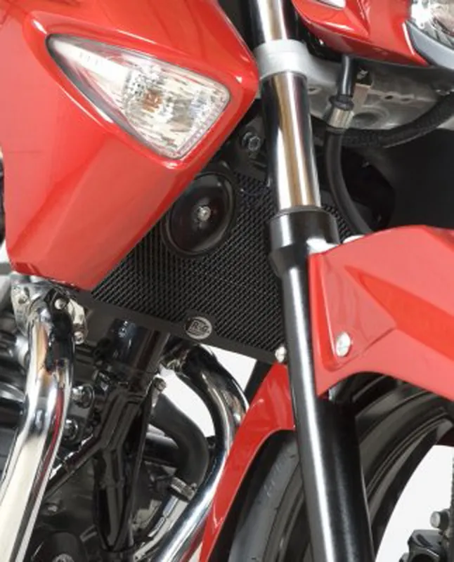 Aanbieding R&G - RADIATOR GUARD, BLACK - Protectors - Geschikt voor Suzuki Inazuma 250
