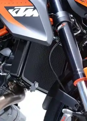 R&G - RADIATOR GUARD, TITANIUM - Protectors - Geschikt voor KTM 1290 Super Duke Hoge Kwaliteit
